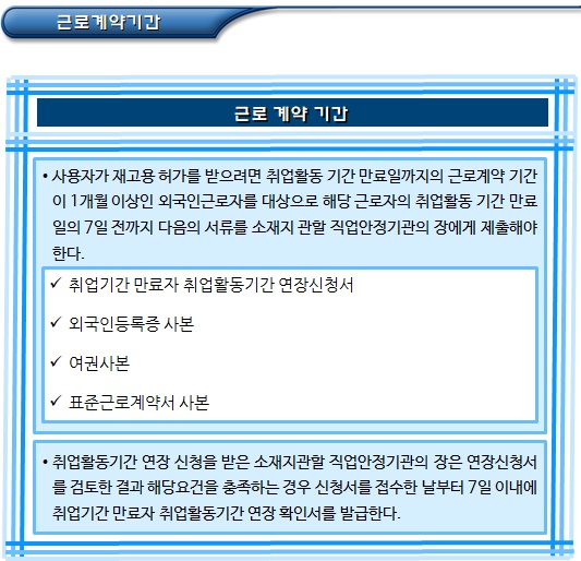 비전문취업(E-9) 체류자격자 근로계약 체결 비전문취업(E-9) 체류자격자 근로계약 체결