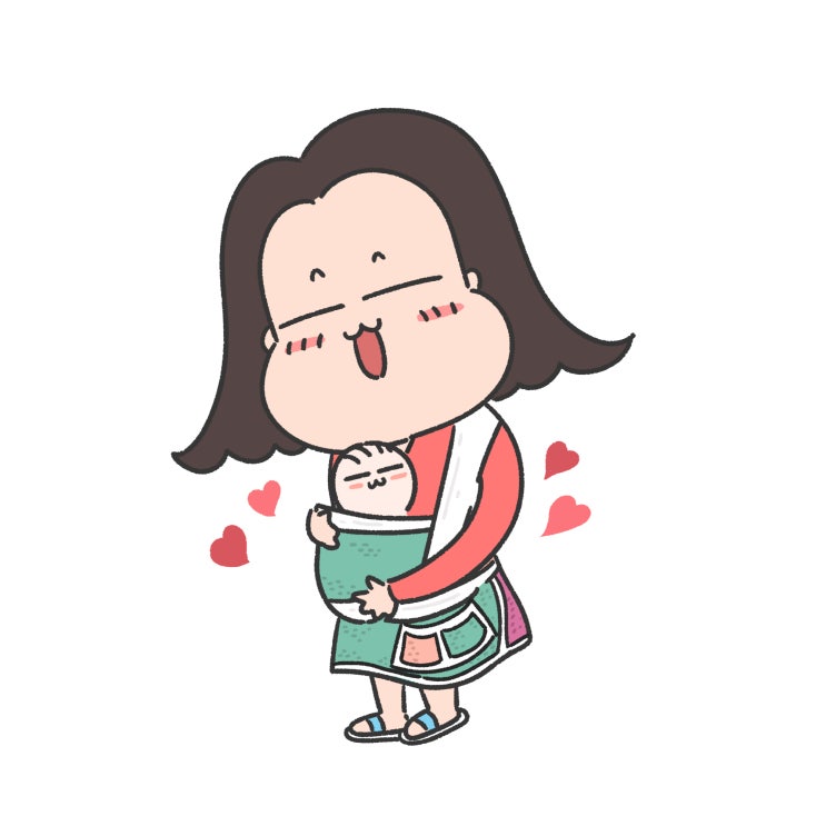 [찍먹맘의 육아템] 애착육아를 위한 아이템,포대기(3)_포대기로 신생아 업기