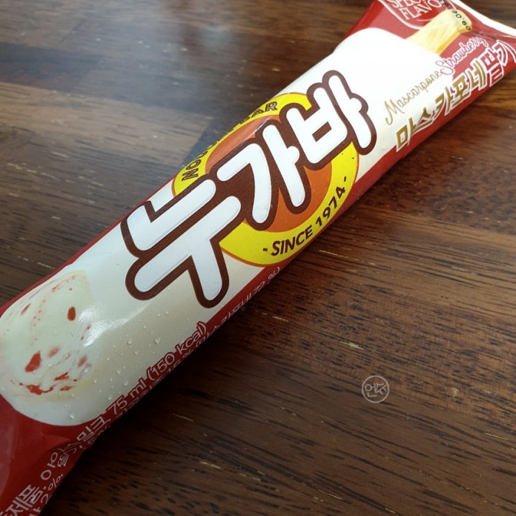  [편의점신제품] 누가바 마스카포네 딸기 :: 지난번 출시된 초코맛에 너무 기대했던 탓일까