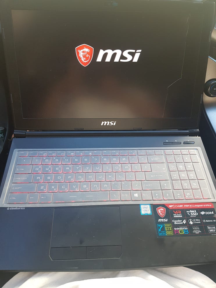  <노트북과컴퓨터>부산 MSI 노트북수리 GP62mVR 7RFX 액정깨짐 화면고장
