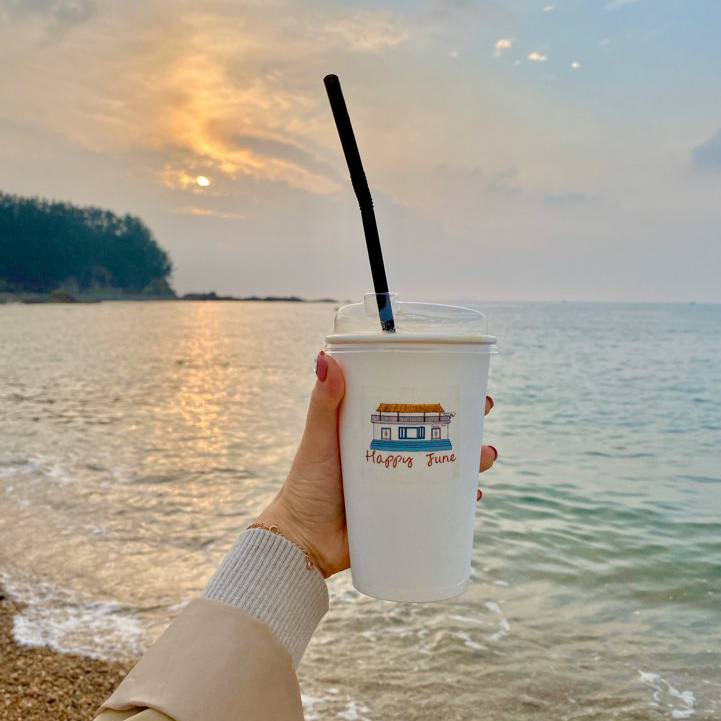  [태안 카페] 노을맛집 바다가 예쁜 파도리 해피준 카페