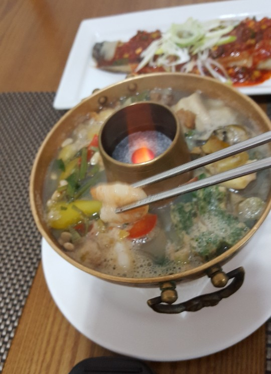 종로한정식 가오리찜 신선로 맛있는 달정식