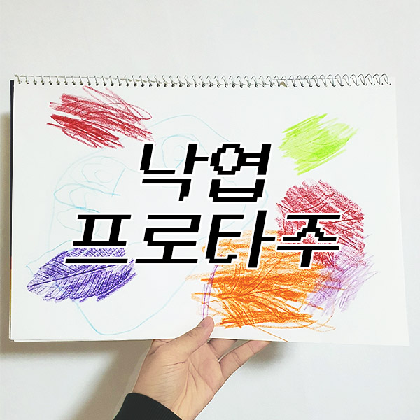  < 낙엽 프로타주 > 해요~