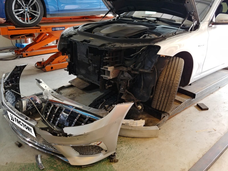 김포 양촌읍 / 사고수리 및 신형 S63 AMG 컨버젼 / 벤츠 / S-클래스 W222
