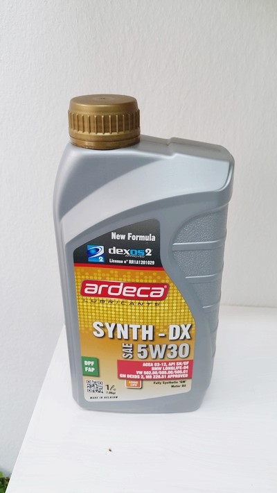  합성엔진오일 아르데카 SYNTH-DX 5W30,부천 합성엔진오일교환전문점 부영수퍼카