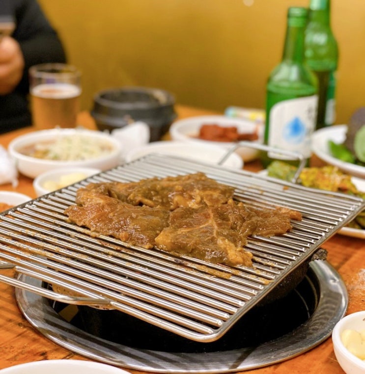  천호 “마포집” 마포돼지농장에서 숯불 돼지갈비 먹고 왔어요 !