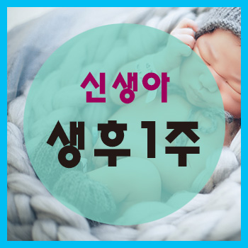  생후 1주 정보