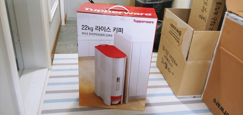 타파웨어쌀통 22kg 라이스 키퍼 쌀통추천