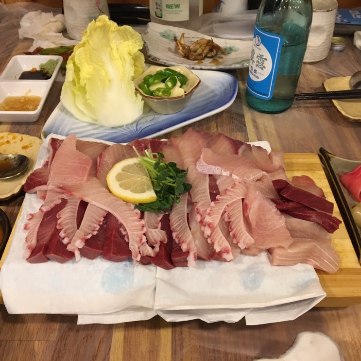  평산횟집 동경참치 대방어 냠냠!
