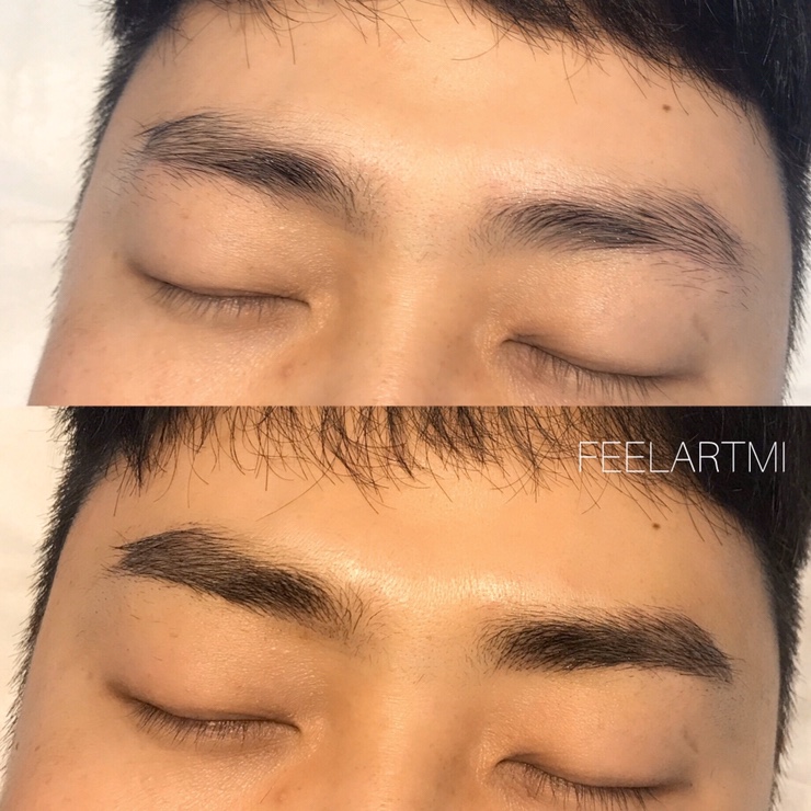  남자눈썹문신 부담없는 일상생활을 원하는 분