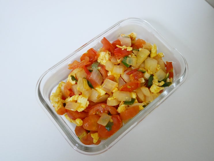 아기 반찬 방울토마토 달걀 볶음 내가 먹어도 맛있어