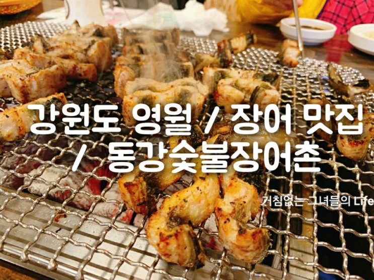  강원도 영월 / 장어 맛집 /  동강숯불장어촌