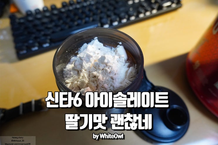  신타6 아이솔레이트 딸기맛 국민 프로틴 후기