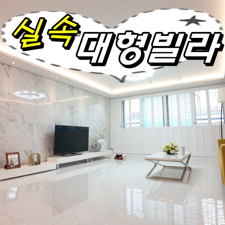  대형빌라_소형아파트 보다 실속있게