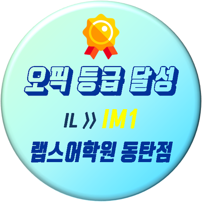  랩스 어학원 동탄점, 오픽 수강 후기