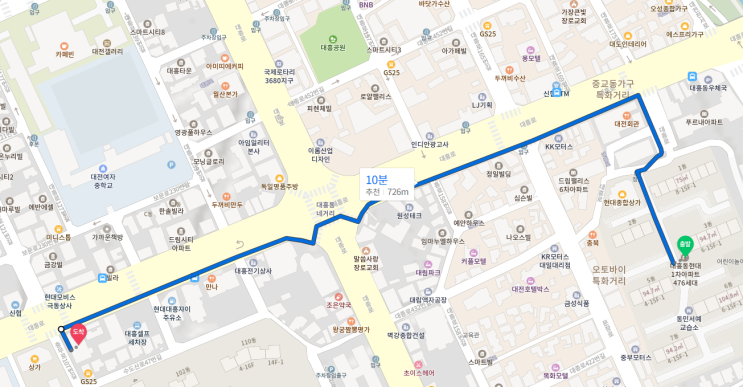  대전 대흥동 현대아파트1차 헬스장 가온헬스
