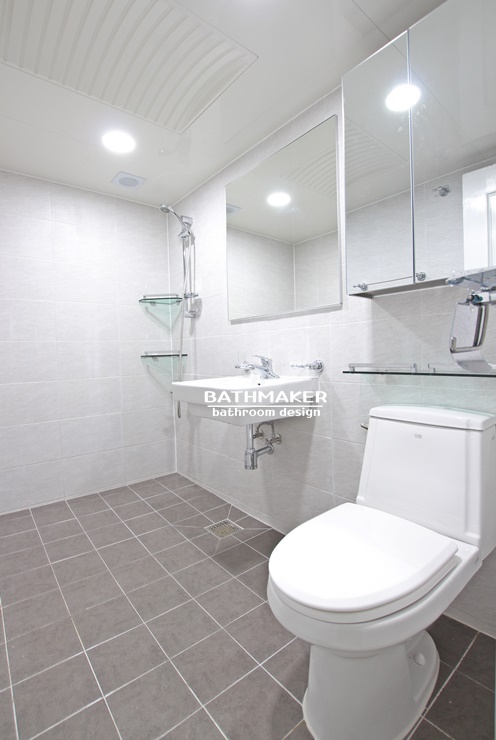 기본형 욕실, 바스메이커 기본스타일 욕실, 의정부 호원동 우성아파트 욕실리모델링
