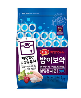 쿠팡로켓배송   밥이보약 고양이 사료 알맞은체중   [12,900원]