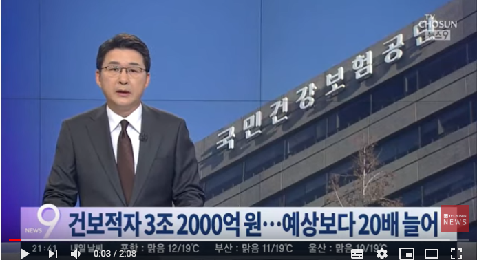 작년 건보 적자 3조2천억…'문케어'로 부채 예상치 뛰어넘어 - 뉴스TVCHOSUN 작년 건보 적자 3조2천억…'문케어'로 부채 예상치 뛰어넘어 - 뉴스TVCHOSUN