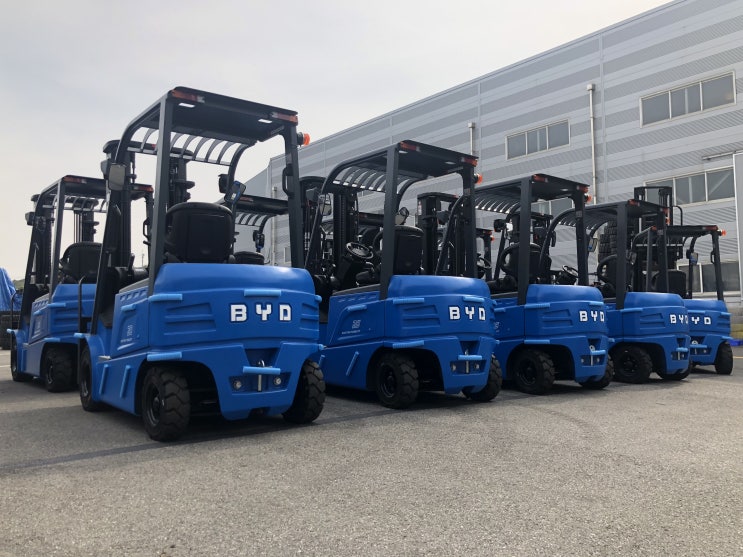  BYD 전기지게차 한국총판 (주)지게차코리아