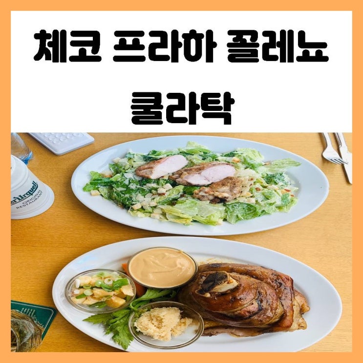 체코 꼴레뇨 프라하 현지인맛집 양도 푸짐하고 저렴한 쿨라탁