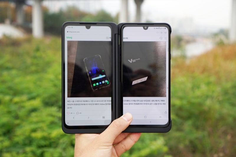 V50 V50S 차이? LG V50S ThinQ 개선된 듀얼스크린 팁 업데이트 리뷰, 사용 후기