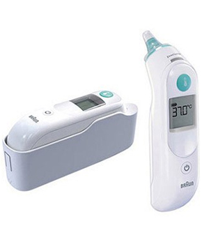  BRAUN 적외선 귀 체온계 알콜스왑 세트