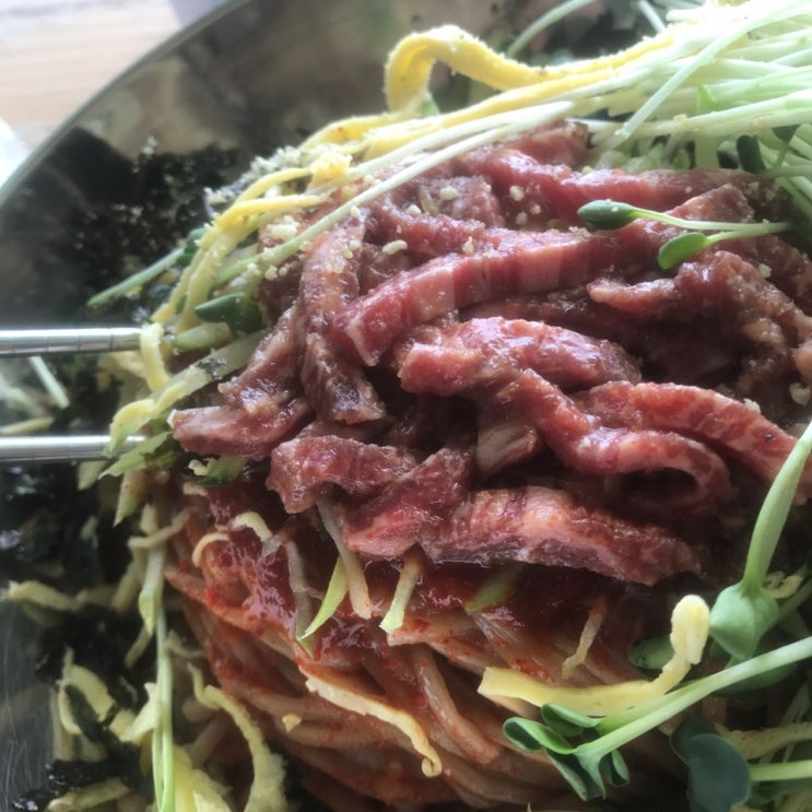  [경기/파주] 탄현면 막국수 맛집 " 선불후면 " Feat 신선한 육회가 국수에?