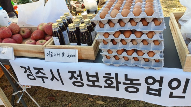  경주정농새마을벼룩시장 장터즐기기