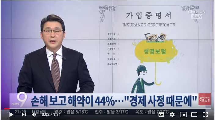 생명보험 해약금 50조 육박…당장 돈 필요해 미래 대비 포기 늘어/TVCHOSUN 생명보험 해약금 50조 육박…당장 돈 필요해 미래 대비 포기 늘어/TVCHOSUN