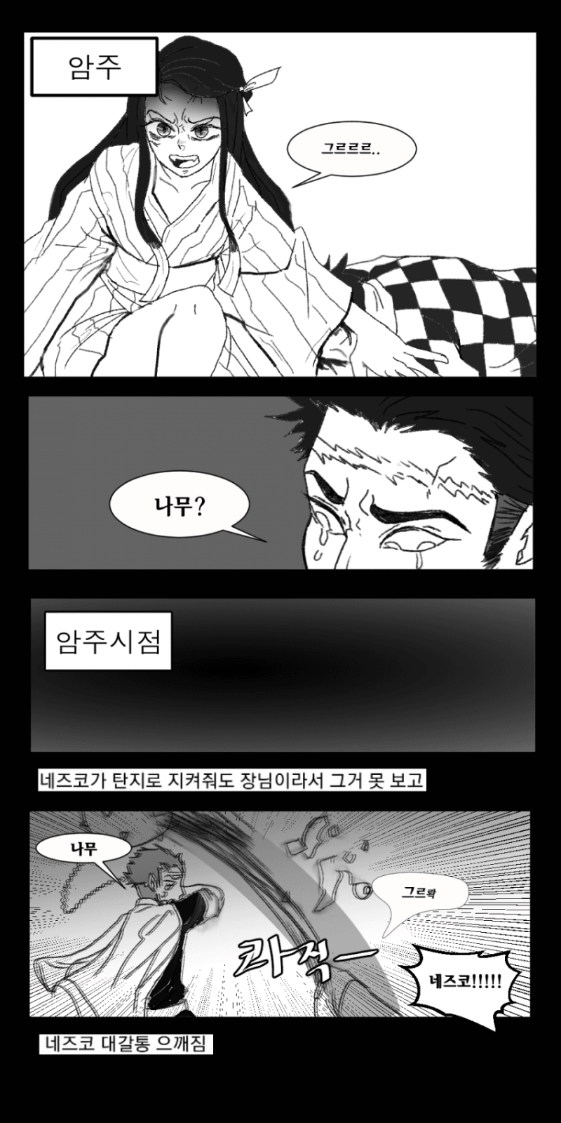 귀멸의 칼날 1화에서 다른 지주들이 온 만화 네이버 블로그