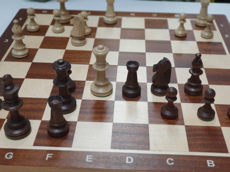 동대문 체스 자유모임 시작합니다. 알터만체스 원목기물이 주는 몰입감이 좋네요.
