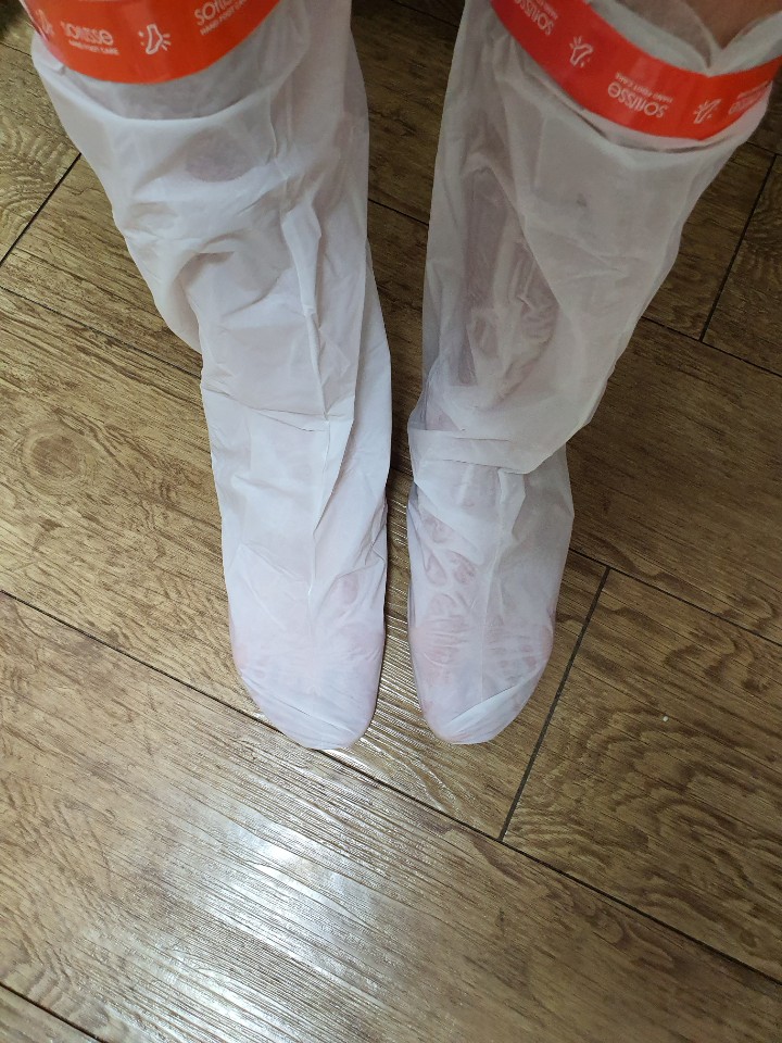  소프리스 발팩 풋마스크 히노끼 풋필링 마스크