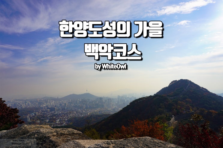  서울 한양도성 가을 백악산 코스를 걸어보자