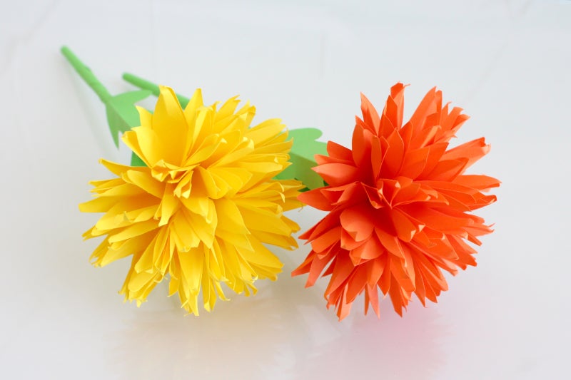 가을꽃접기 국화 종이꽃 접는 방법 가을 느낌 그대로~ : 네이버 블로그