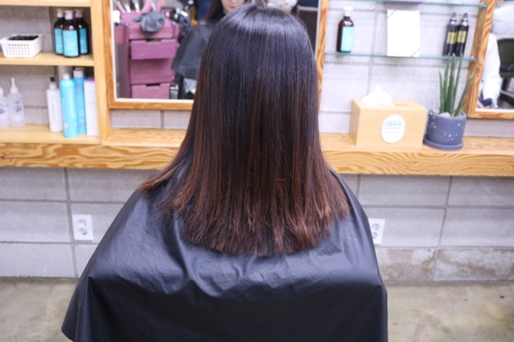 성남 미용실 수진역 미용실 바나헤어에서 신데렐라 클리닉하기~~