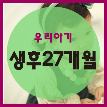  생후 27개월 정보