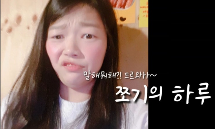  네이버TV 개설 - 1인 크리에이터 쪼기 "말해뭐해?!드르와ㅏㅏ 쪼기의 하루"