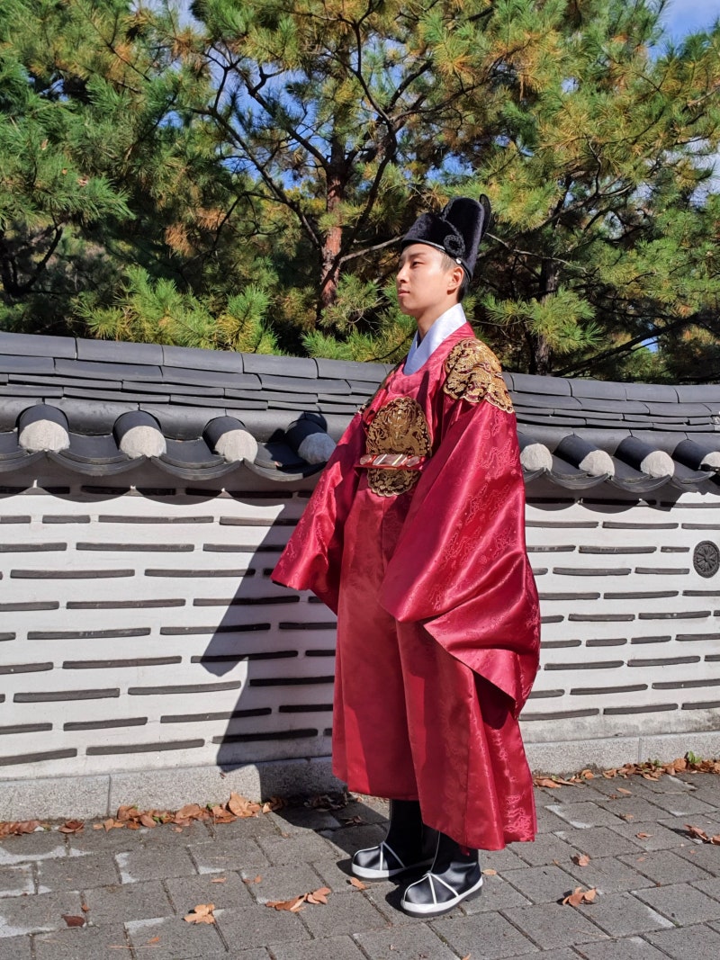 규화한복_ (용포대여) 곤룡포 임금옷 왕옷 대여,세종대왕옷 대여 '적운용포' : 네이버 블로그