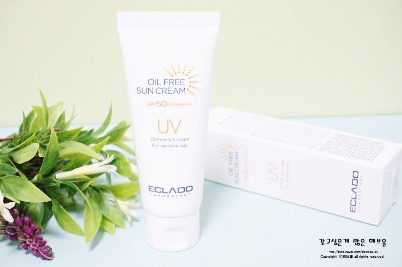 겨울 선크림 에끌라두 UV 오일프리 선크림 추천해요!