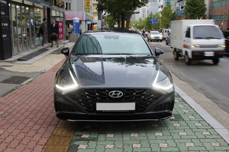 쏘나타 센슈어스 녹턴그레이 출고리뷰 : 네이버 블로그