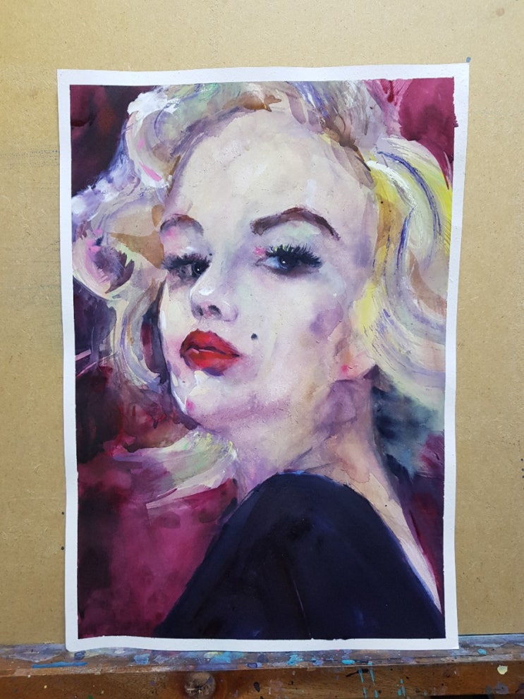  lita cabellut 모작(1), 수채화