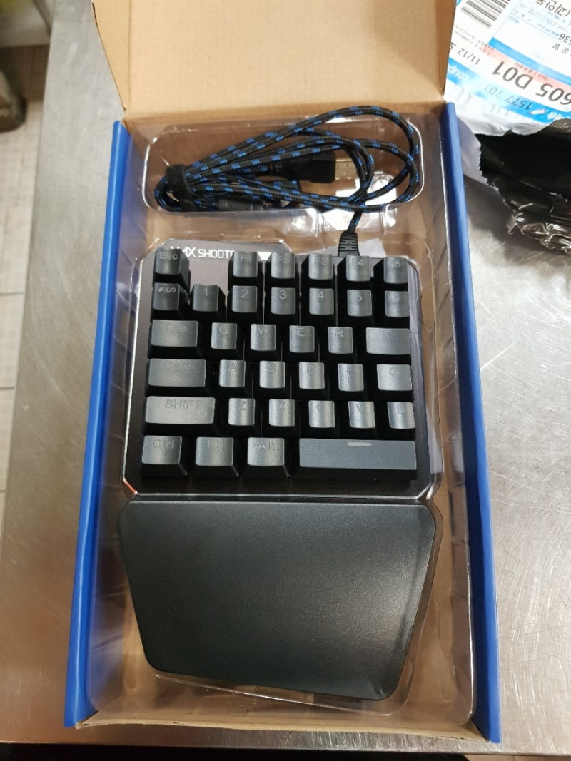 콘솔용 키보드] - 조이트론 맥스슈터 키보드 _ 콘솔게임기 한손 키보드 : 네이버 블로그