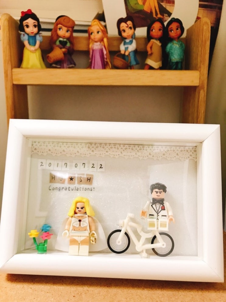 [2년 전 오늘] 친구 결혼 선물용 레고 웨딩 액자 만들기