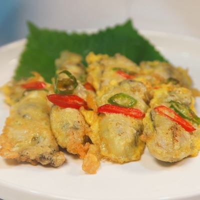  제철일때 제일 맛있는 굴로 만드는 굴전