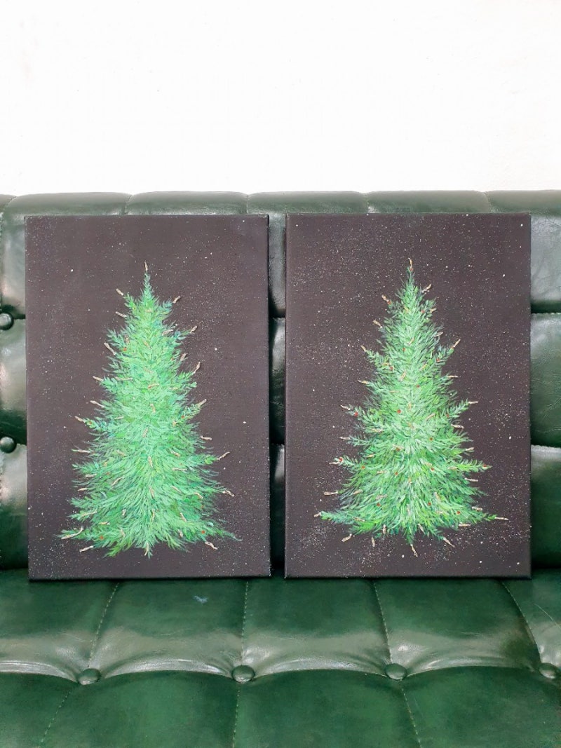 크리스마스장식 트리그림 천안아산 취미미술 원데이클래스 그리다화실 : 네이버 블로그, image size:800x1067