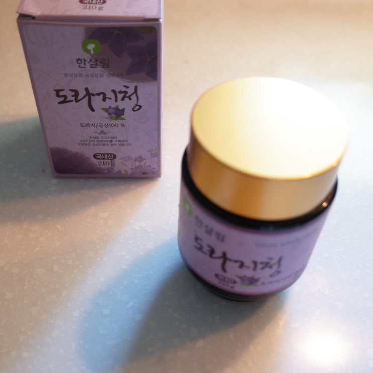  한살림 도라지청 - 기침에 효과 좋음