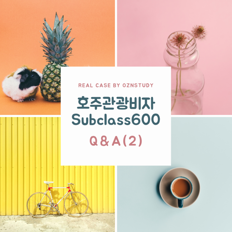  호주관광비자(Subclass 600) Q&A-(2)