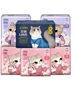  샘 걱정없는 확실한 흡수 중형 생리대 팬티라이너
