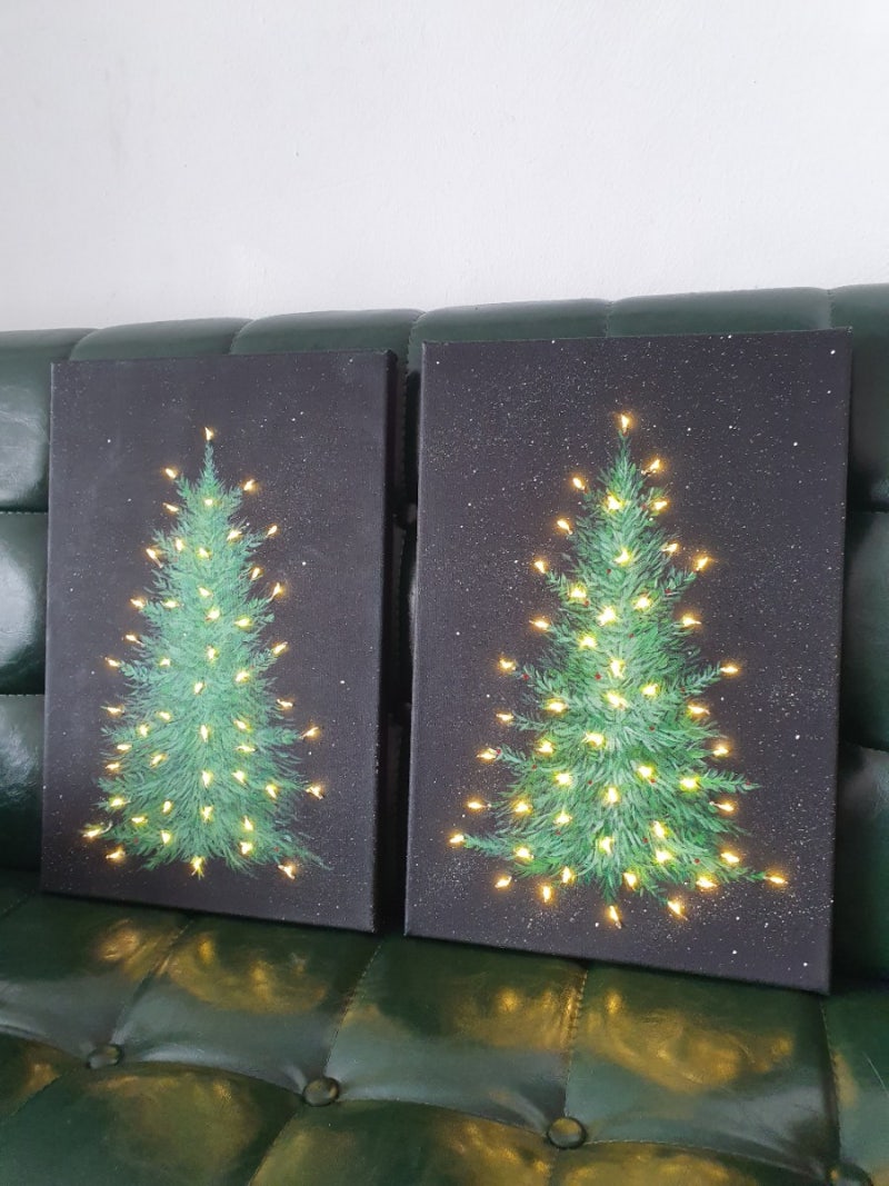 크리스마스장식 트리그림 천안아산 취미미술 원데이클래스 그리다화실 : 네이버 블로그, image size:800x1067